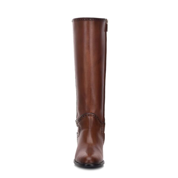 BOTA CUADRA EN PIEL DE RES NATURAL - Image 5
