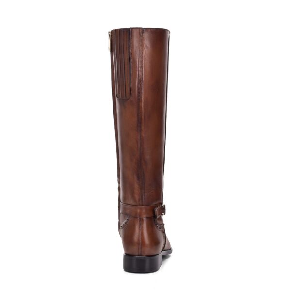 BOTA CUADRA EN PIEL DE RES NATURAL - Image 9