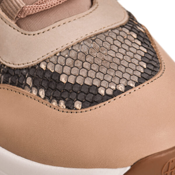 TENIS CUADRA EN PIEL DE PITON RET BLUSH - Image 4