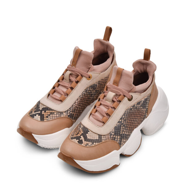 TENIS CUADRA EN PIEL DE PITON RET BLUSH - Image 10