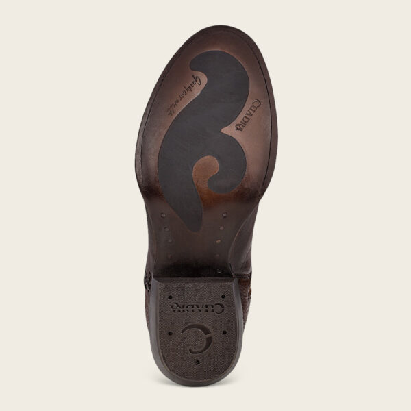 BOTA CUADRA EN PIEL GENUINA DE DE RES SANTANA - Image 4