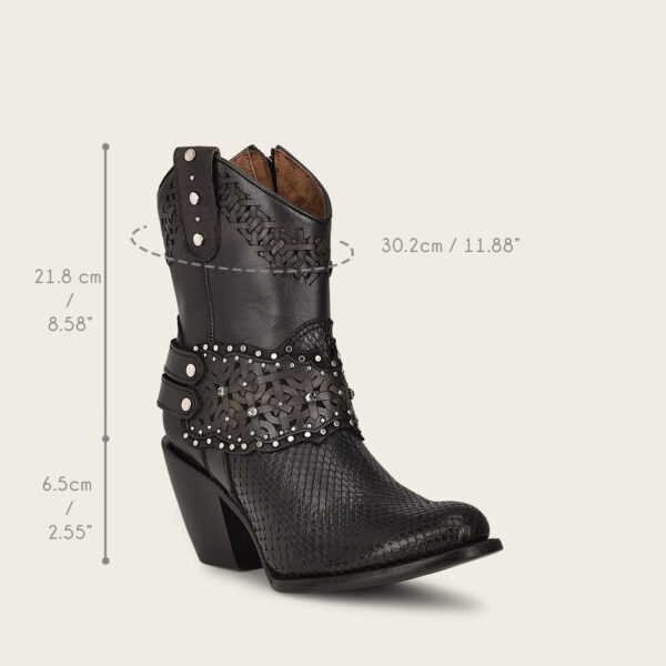 BOTIN CUADRA EN PIEL DE PITON BELLY - Image 7