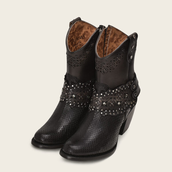 BOTIN CUADRA EN PIEL DE PITON BELLY - Image 2