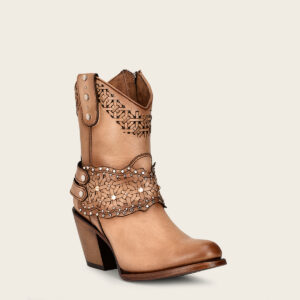BOTIN CUADRA EN PIEL DE RES MONTREAL