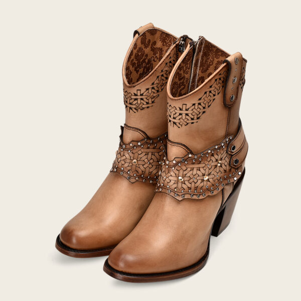 BOTIN CUADRA EN PIEL DE RES MONTREAL - Image 2