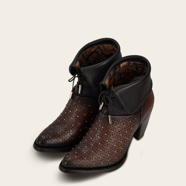 BOTIN CUADRA EN PIEL DE RES CRUST - Image 8