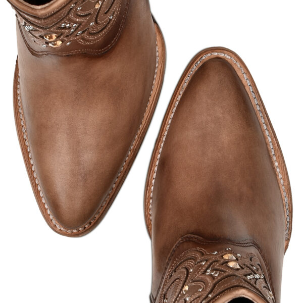 BOTIN CUADRA EN PIEL DE RES ONTARIO - Image 3