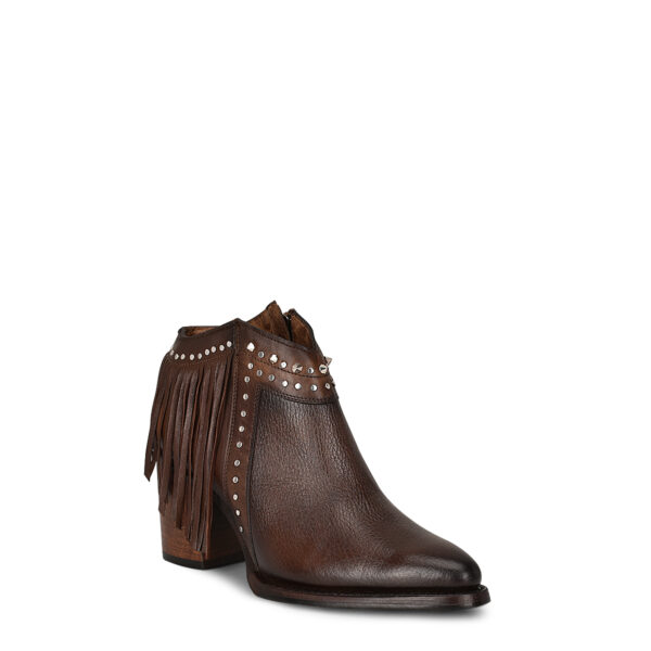 BOTIN CUADRA EN PIEL DE RES