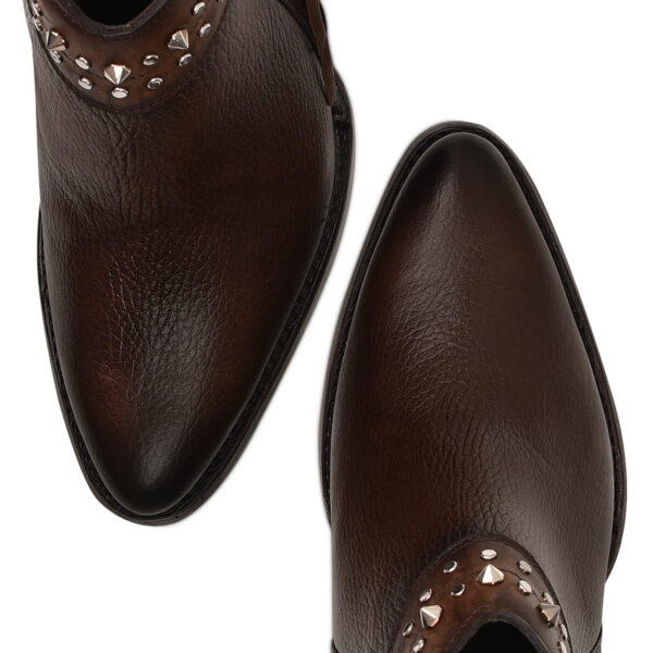 BOTIN CUADRA EN PIEL DE RES - Image 2