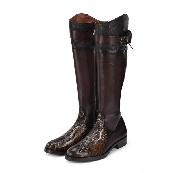 BOTA FRANCO CUADRA EN PIEL DE PITON - Image 9