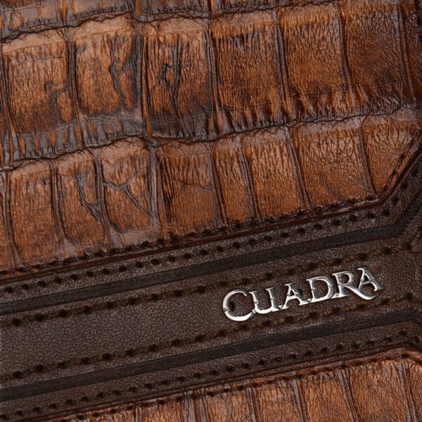 BILLETERA CUADRA EN PIEL DE CAIMAN - Image 3