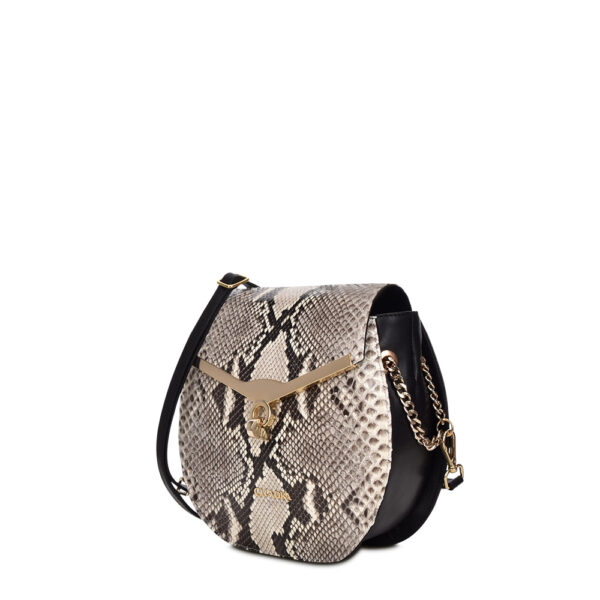 BOLSO CUADRA EN PIEL DE PITON - Image 2