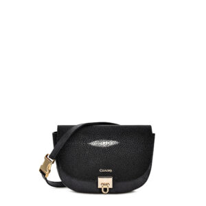 BOLSA CUADRA CON PIEL DE MANTARRAYA
