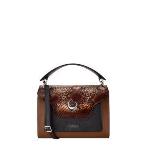 BOLSO CUADRA EN PIEL DE PITON