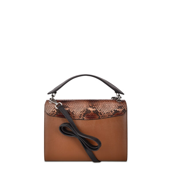 BOLSO CUADRA EN PIEL DE PITON - Image 4