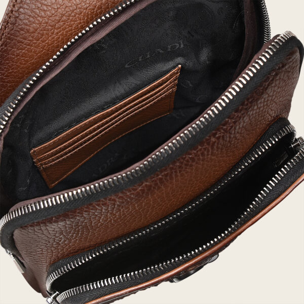 BANDOLERA CUADRA EN PIEL DE PITON - Image 4