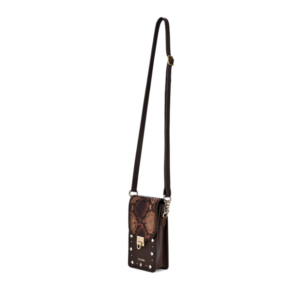 PORTA CELULAR CUADRA CON PIEL DE PITON - Image 7
