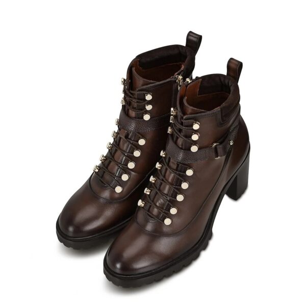 BOTIN FRANCO CUADRA EN PIEL DE TERNERA INCA - Image 3