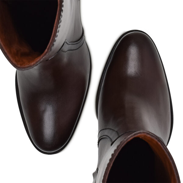 BOTIN FRANCO CUADRA EN PIEL DE BOVINO - Image 4