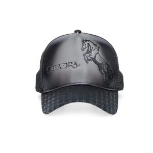 GORRA CUADRA CON DISEÑO DE CABALLO