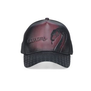 GORRA CUADRA CON DISEÑO DE PITON